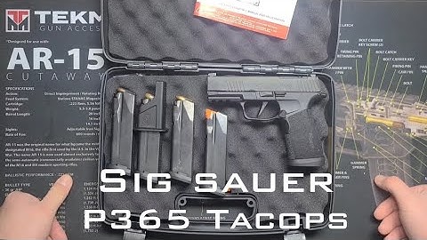 Sig Sauer P365 Tacops Unboxing