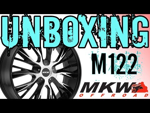 MKW M12220x8.5 +40 Wheel Rim Unboxing