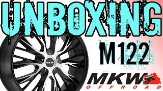 MKW M12220x8.5 +40 Wheel Rim Unboxing