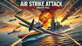 Air Strike Mission: Destroying Enemy Ship | Wings of Steel Gameplay @spacediscoverX #aircombat screenshot 5
