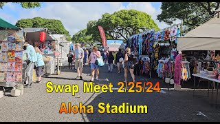 [4K] Aloha Stadium Swap Meet / Flea Market 2/25/24 in Aiea, Oahu, Hawaii