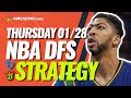 NBA DFS PICKS: DRAFTKINGS & FANDUEL DAILY FANTASY BASKETBALL STRATEGY | THURSDAY 1/28/21