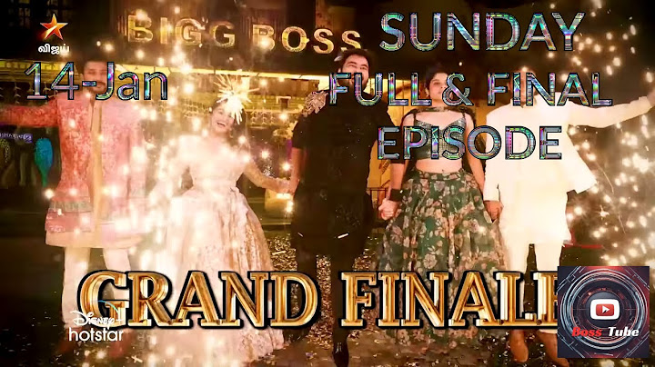 Bigg Boss Tamil season 7 today Full Episode - Grand Finale | 14 Jan 2024 | Sunday
