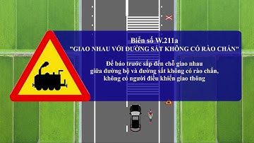Quy tắc giao thông qua đường ngang biển báo (đường ngang không có rào chắn)