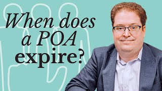 When Does a Power of Attorney (POA) Expire? by Ayers Law TV ~ Andrew M. Ayers, Esq. 37 views 2 months ago 7 minutes, 23 seconds