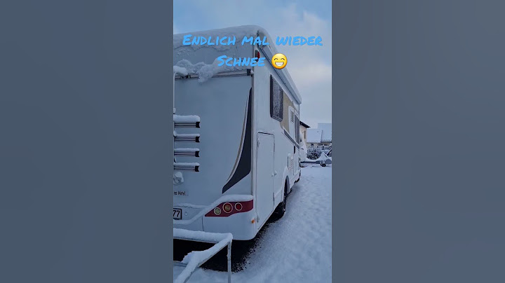 Das Wohnmobil hat den ersten Schnee abbekommen. ;)  #shorts