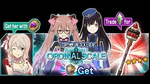 Sword Art Online Memory Defrag - Restart Ordinal Scale Part 2 event full story