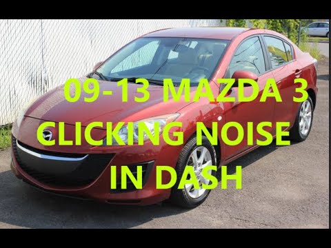 2010 Mazda 3 Clicking noise in dash air door actuator - YouTube