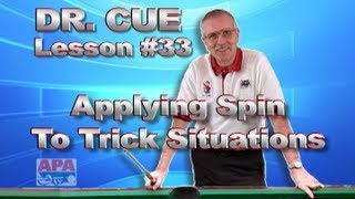 تعليمات استخدام عصا البلياردو من APA - درس البلياردو رقم 33 من دكتور كيو: تطبيق دوران الكرة المجمدة screenshot 3