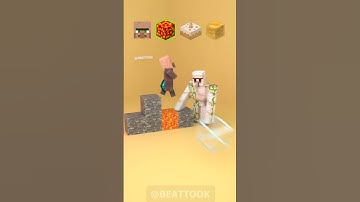 Minecraft Mobs vs Iron Golem The Hero Satisfying 3d Fluid and Cloth Simulation | Revenge Time!