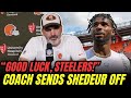 LIVE TV DRAMA! STEFANSKI SAYS FINAL GOODBYE TO SHEDEUR: “GOOD LUCK WITH STEELERS!” | Browns News