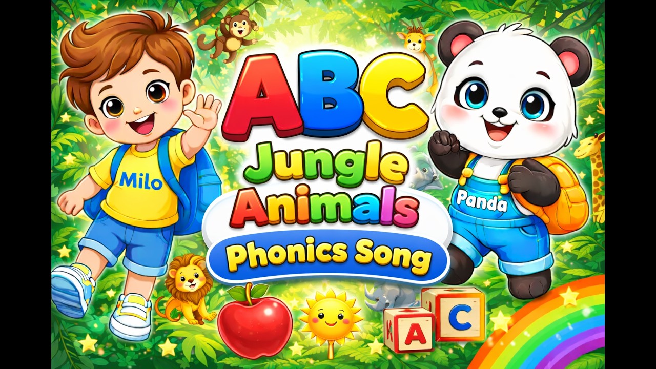 ABC Animals Phonics Song 🐾 | A to Z Animal Sounds for Kids | Easy & Fun ...