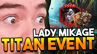 LADY MIKAGE TITAN EVENT..... IS IT WORTH IT?!? | Raid: Shadow Legends
