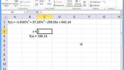 Using Solver in Excel: Part 1 – Finding the root of a function