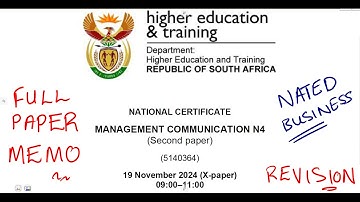 Management Communication N4 NOVEMBER 2024 Memo - Full paper @mathszoneafricanmotives