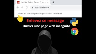 Ouvrir Chrome comme un humain avec selenium