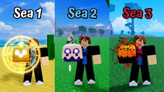 Finding Mythical and Legendary Fruits for Noobs In Every Sea 🌳 Blox Fruits [Roblox]