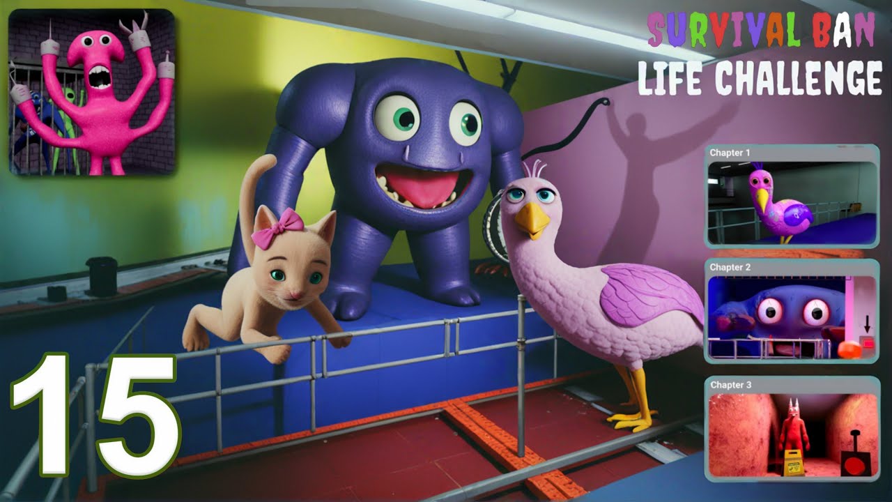Survival Ban Life Challenge - Gameplay Walkthrough Part 15 - All Chapters 1,2,3(Android ,iOS)