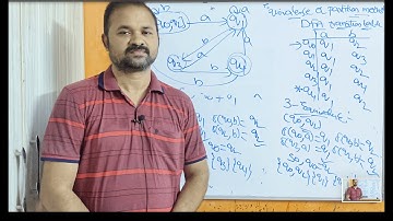 TOC(FLAT) in Telugu || Minimization of Finite Automata in Telugu || Equivalence or Partition method