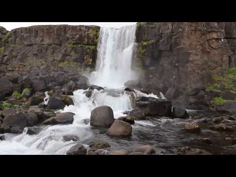 Þingvellir National Park waterfall