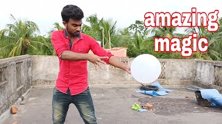 Balloon experiment || in Bengali experiment || amazing magic tricks