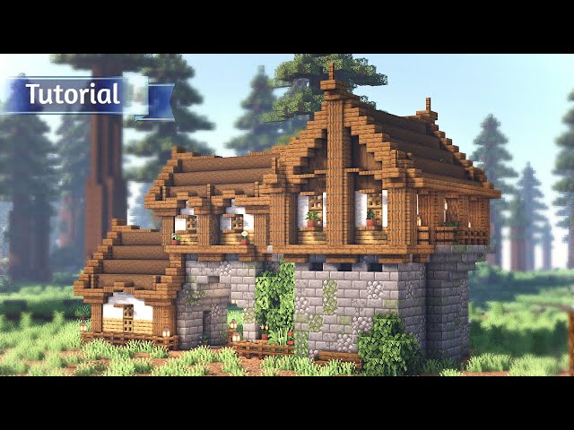 Minecraft  How to Make a Medieval House 