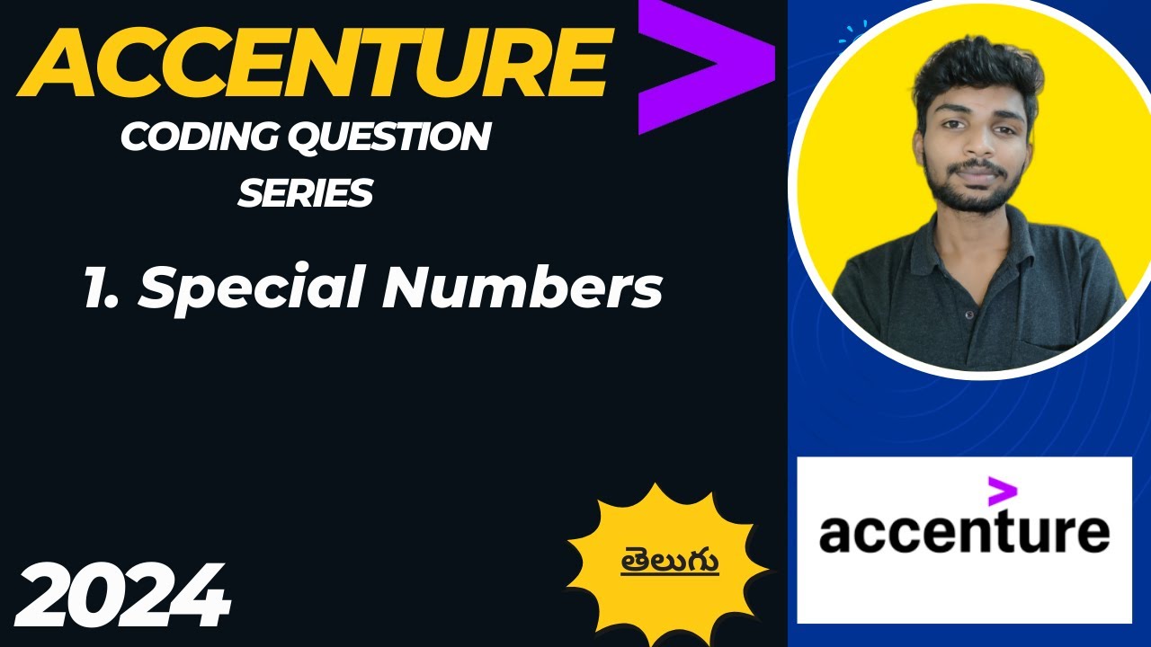 Question -1 | Accenture coding questions Explanation in telugu 2024 ...