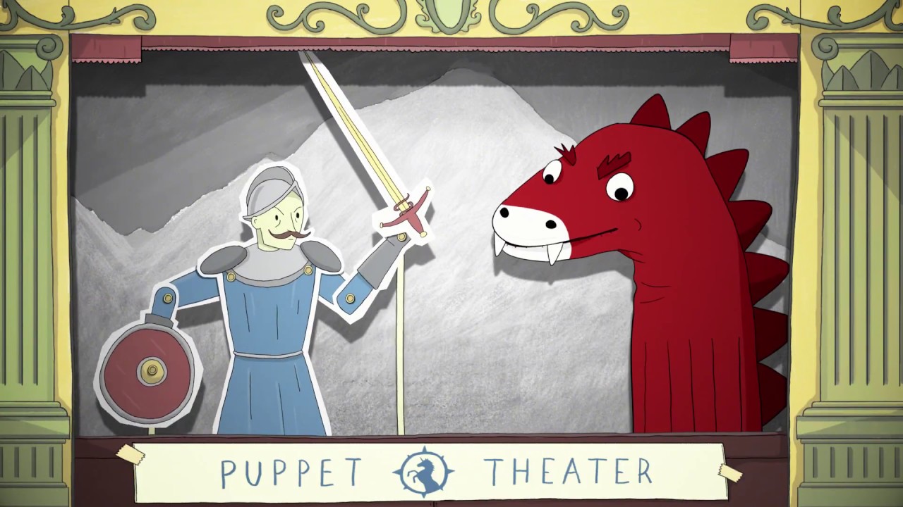 Unicorn Rescue Society: Basque Dragon Puppet Show - YouTube
