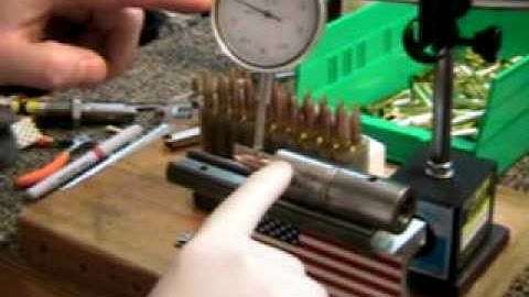 Checking Bullet Run-out (Concentricity)