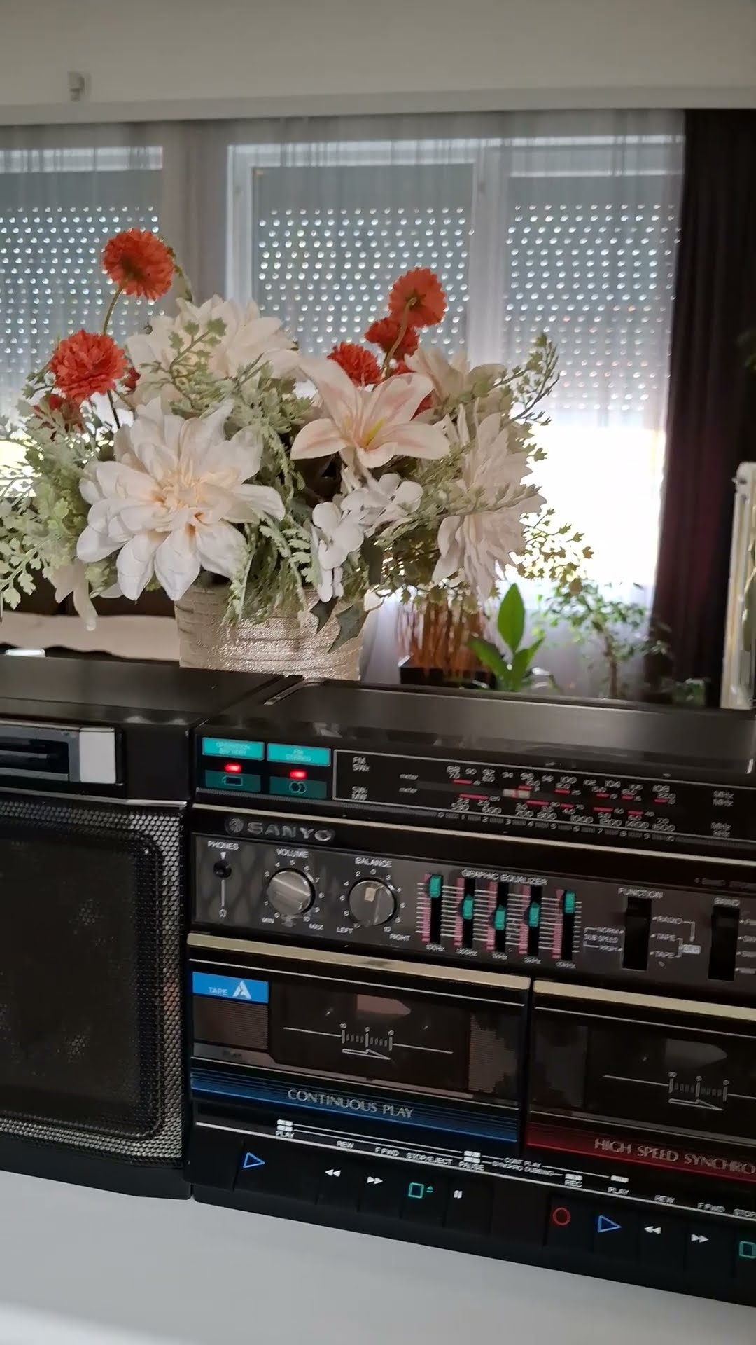Sanyo M W225K Stereo Double Cassette Recorder #vintage #vinyl #dj