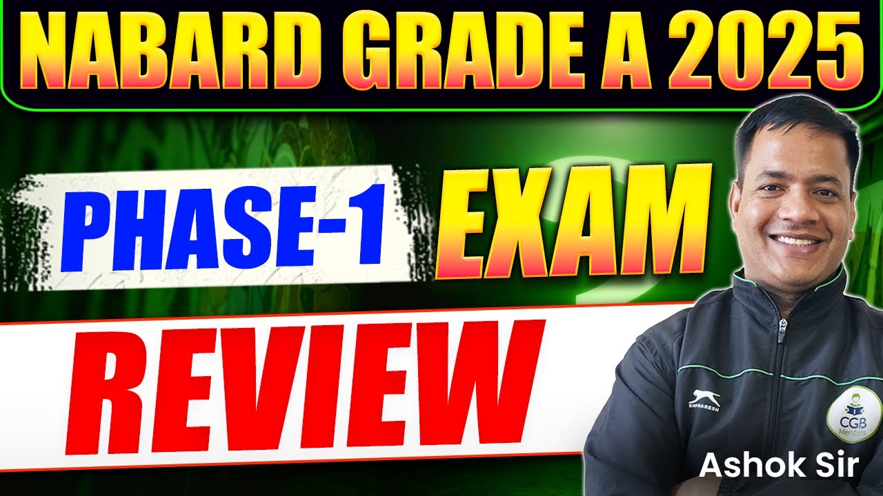 NABARD Grade A 2025 | Phase 1 Exam Analysis | NABARD Grade A Expected ...
