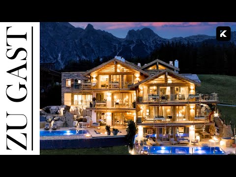 House Tour: Luxury Chalet Senhoog + Outdoor Pool in Leogang, Zell am See