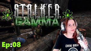 STALKER: GAMMA | Loner Let's Play | Ep 08 Underground Hideout w/Jacket and broken weapons!