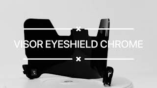 Barnett Football Eyeshield / Visor, eyes-shield, Chrome