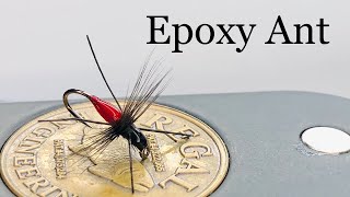 Epoxy Ant Fly Pattern.  Tying a Hardbody Ant.