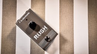 TC Electronic RUSH (Booster) - in depth review with different amps