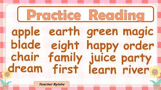 5 LETTER READING WORD READING PRACTICE WORD DRILL FOR GRADES 4 5 6