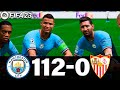 FIFA 23 - MESSI, RONALDO, MBAPPE, NEYMAR, ALL STARS | MANCHESTER CITY 112-0 SEVILLA