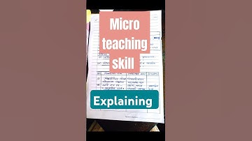 Micro teaching skill:Explaining #assamesemethod #b.ed  #dibrugarhuniversity #microteachinglessonplan
