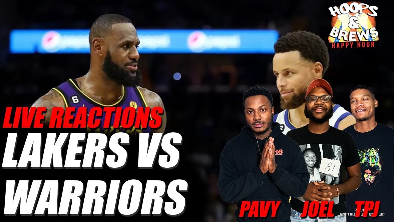 Happy Hour 141 Warriors vs Lakers Game 4 Live Reactions #HoopsNBrews