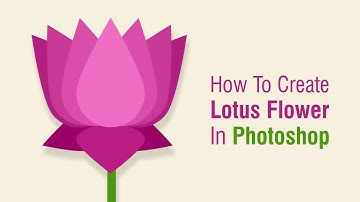 Abstract Lotus Flower in Photoshop CC | Digital Art Video