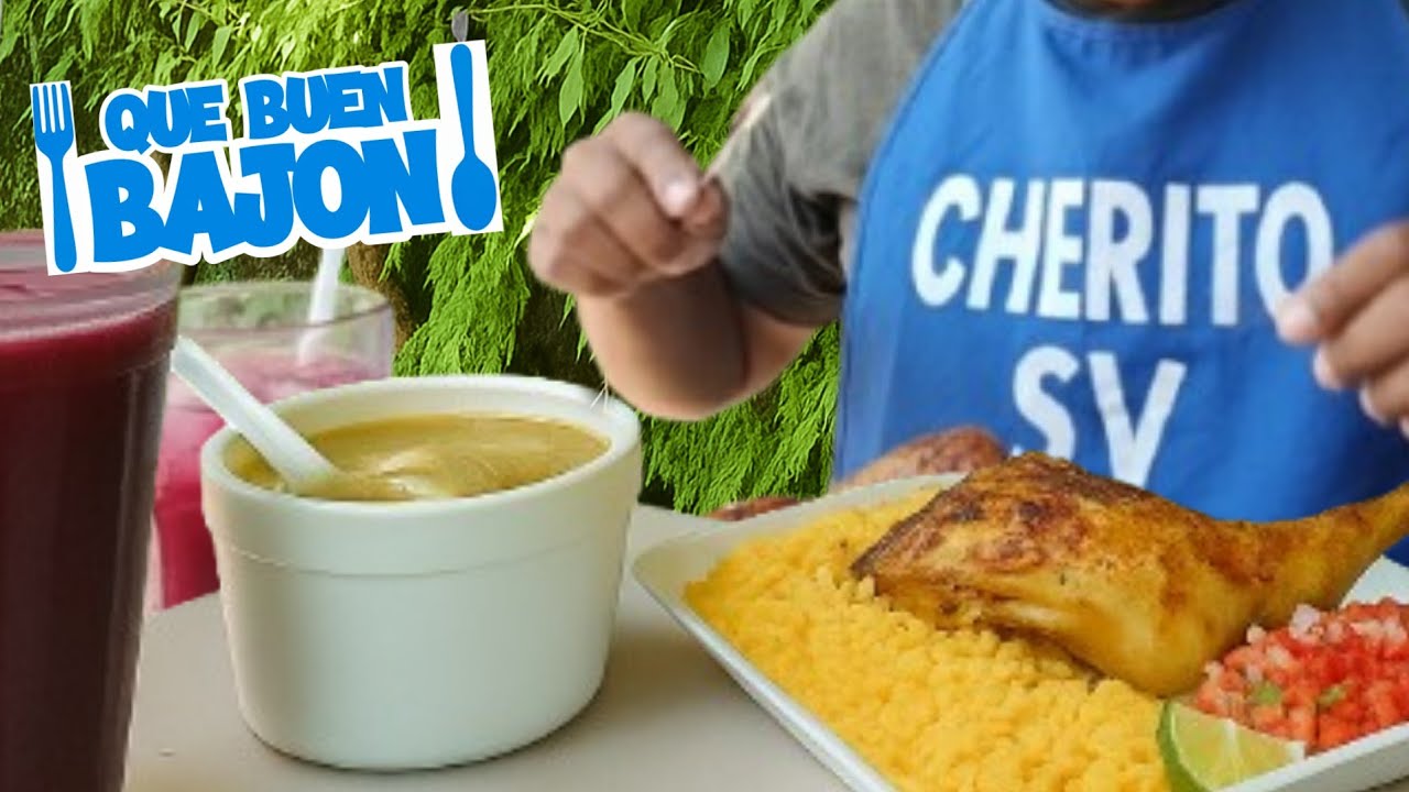 Tradicional Sopa de gallina en la Barranca, Sonsonate. 😋 ¡Que buen Bajón! 