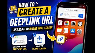 📱 How to Create a Deeplink URL & Add It to Your iPhone Home Screen (Step-by-Step Guide)