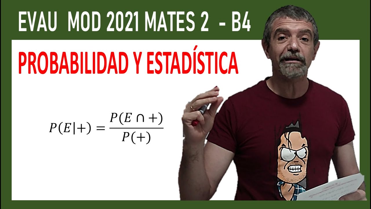 💉 [EVAU 2021] MODELO MATEMÁTICAS 2 OP EJ 4 [PROBABILIDAD Y