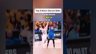 Top 3 Kevin Durant Edits