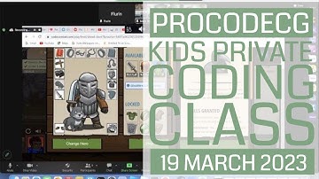 ProCodeCG Kids Private Coding Class - Flurin & Corsin - 19 March 2023