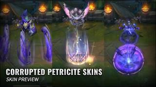 Prestige Requiem Sona & Corrupted Petricite Xerath, Maokai Skin Preview League Of Legends