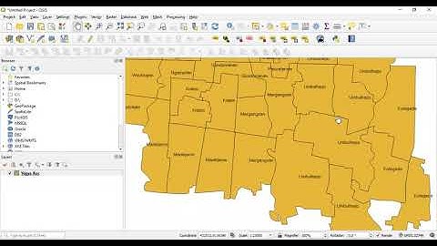 QGIS TUTORIAL MENAMPILKAN DATA SPASIAL DAN NON SPASIAL