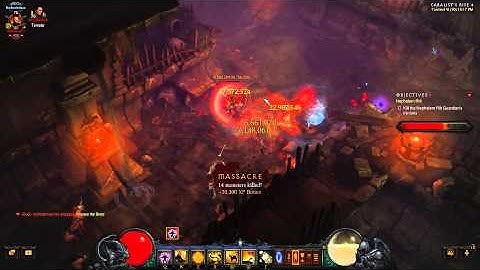 Diablo 3 Fire Monk ~13 minute Torment 6 rift clear, No Unity.