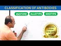 Classification of Antibodies | Allotype Isotype and Idiotype🧪